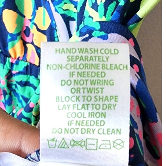 Lilly Pulitzer Klea Off The Shoulder Indigo All A Glow Romper Small - Picture 6 of 8